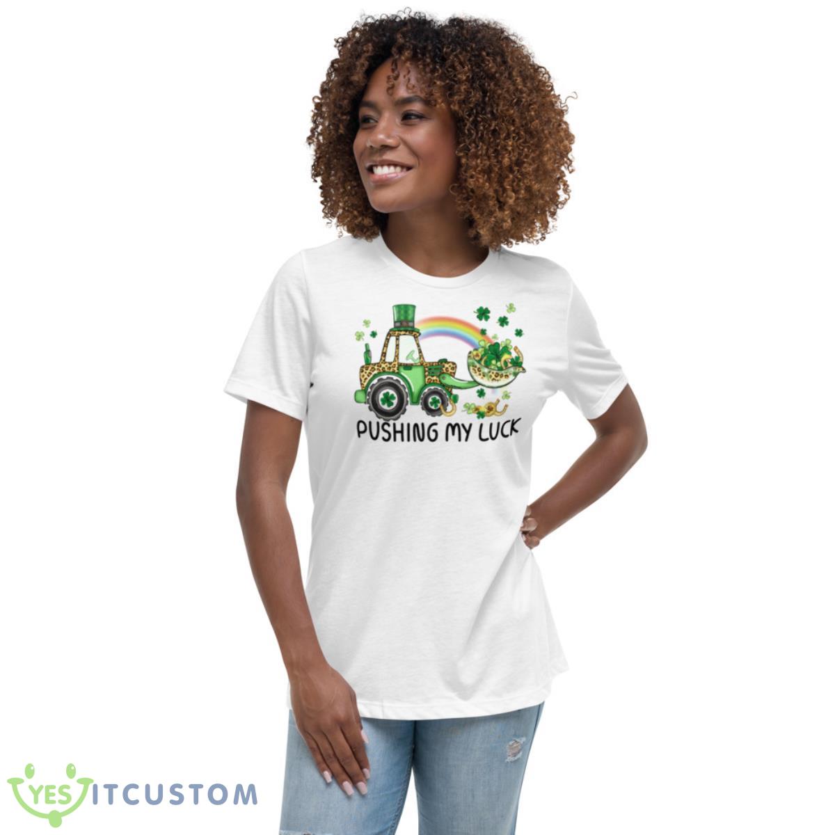 St Patricks Day Truck Load Shamrock Shirt 5 St Patricks Day Truck Load Shamrock Shirt - Women's Relaxed Short Sleeve Jersey Tee