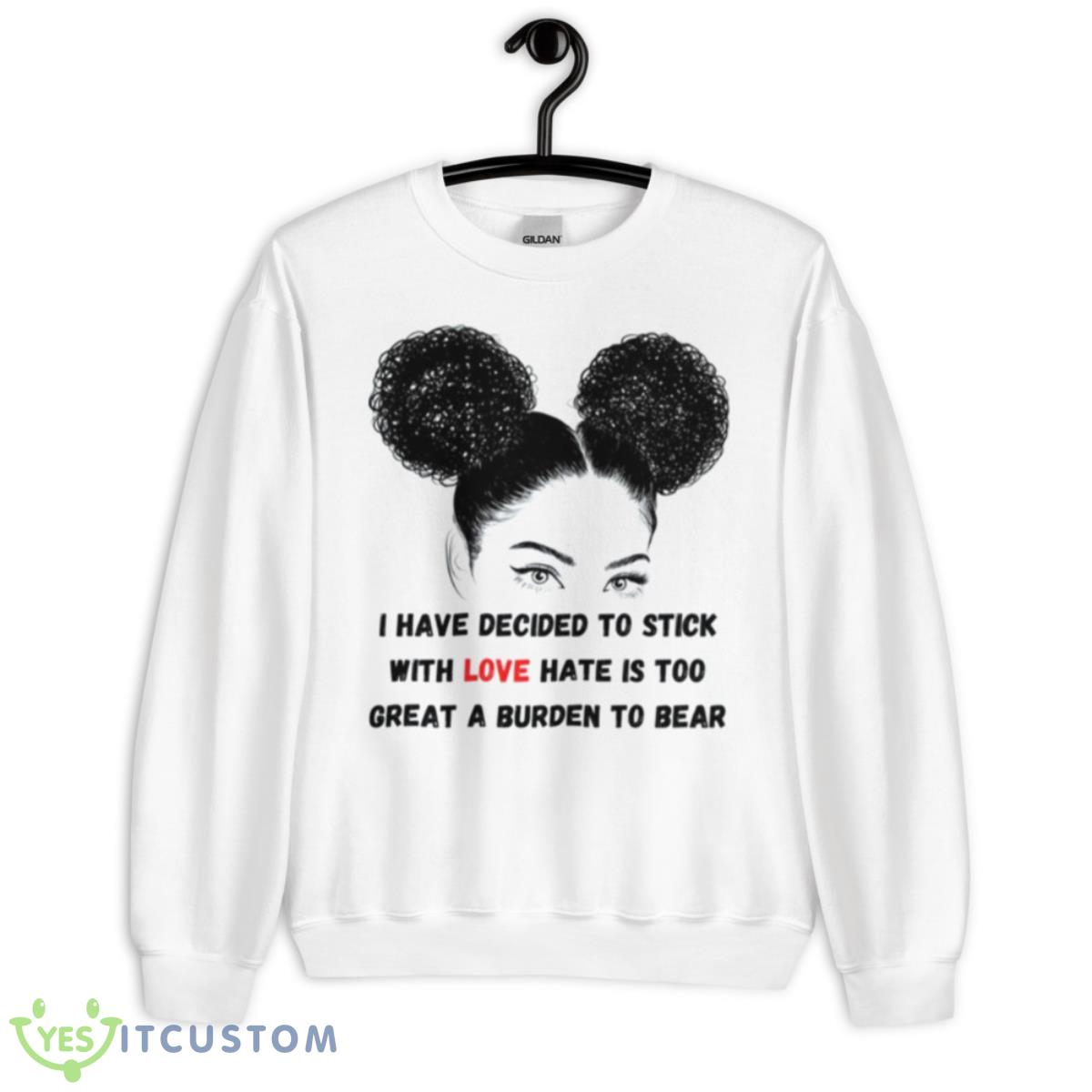 Stick With Love Funny Black History Month 2023 Shirt 2 Stick With Love Funny Black History Month 2023 Shirt - Unisex Heavy Blend Crewneck Sweatshirt