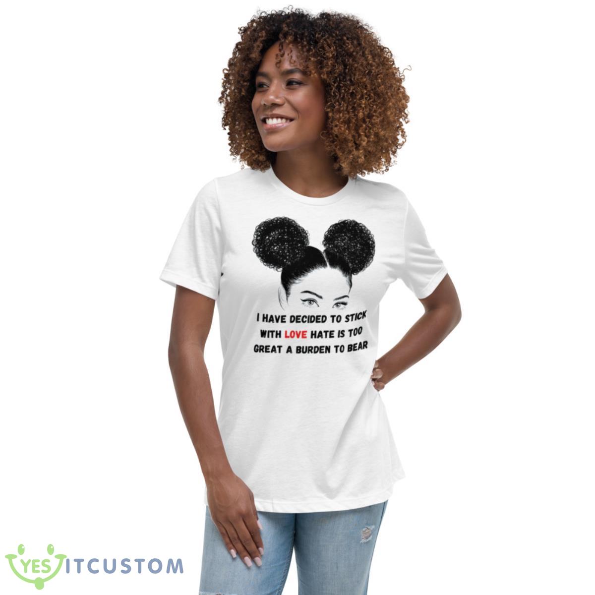 Stick With Love Funny Black History Month 2023 Shirt 5 Stick With Love Funny Black History Month 2023 Shirt - Women's Relaxed Short Sleeve Jersey Tee