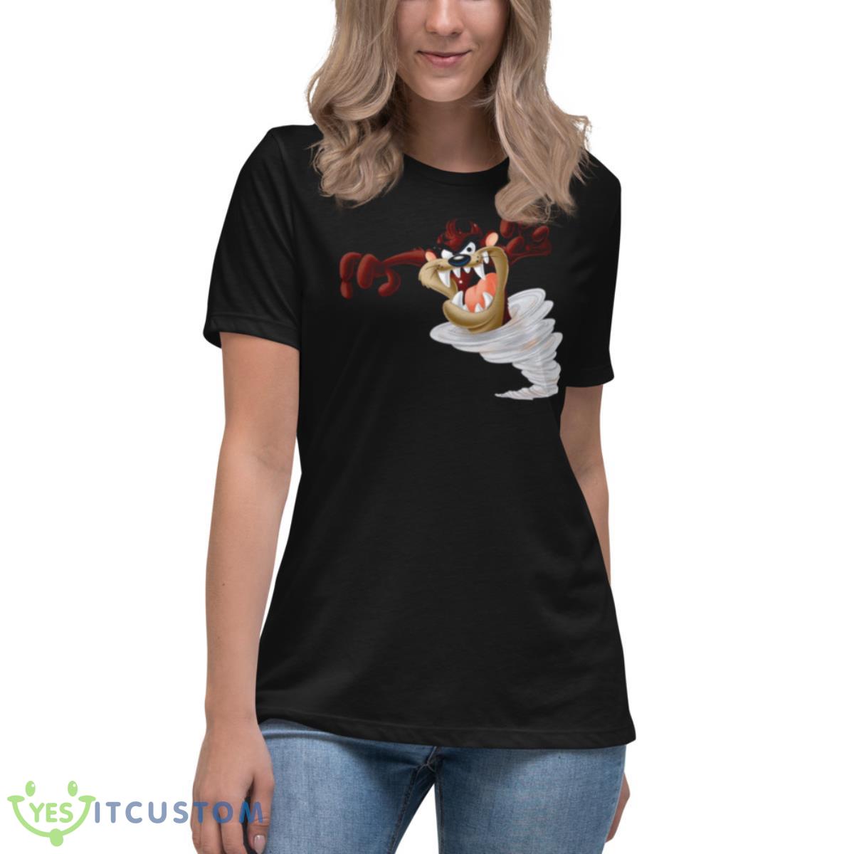 Storm Tasmanian Devil Shirt 6 Storm Tasmanian Devil Shirt - Women's Relaxed Short Sleeve Jersey Tee