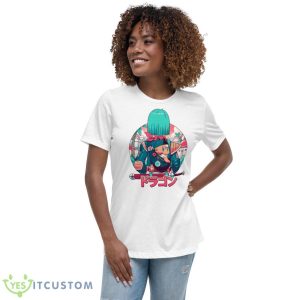 Summer Dragon Bulma Dragon Ball Shirt - Women's Relaxed Short Sleeve Jersey Tee