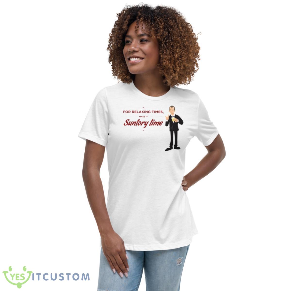 Suntory Time Lost In Translation Shirt 5 Suntory Time Lost In Translation Shirt - Women's Relaxed Short Sleeve Jersey Tee