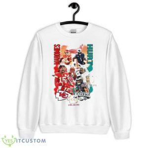 Super Bowl 2023 Battle Of The Quarterbacks Shirt - Unisex Heavy Blend Crewneck Sweatshirt