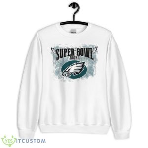 Super Bowl 57 Bound 2023 Championship Philadelphia Football Eagles Sublimation Shirt - Unisex Heavy Blend Crewneck Sweatshirt