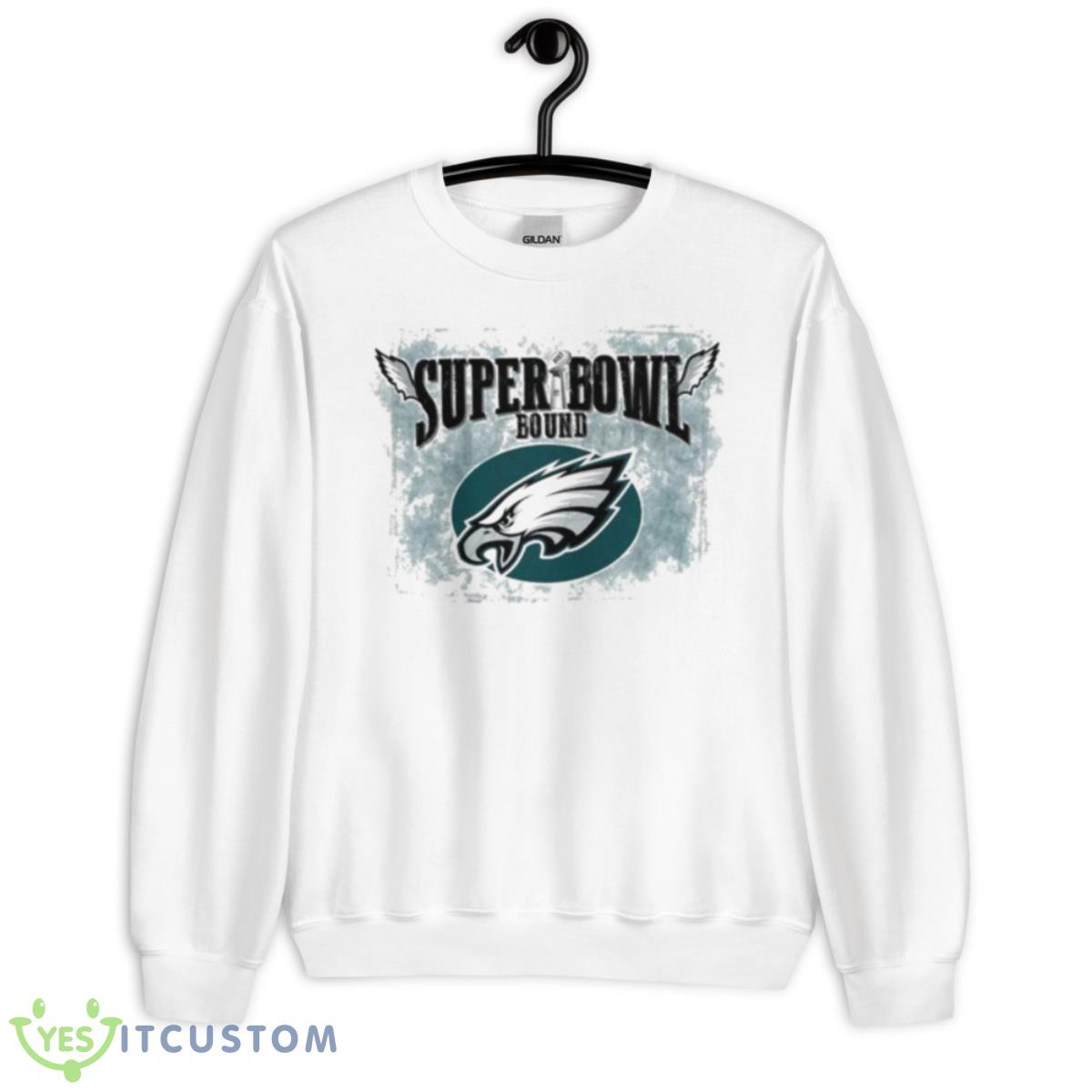 Super Bowl 57 Bound 2023 Championship Philadelphia Football Eagles Sublimation Shirt 2 Super Bowl 57 Bound 2023 Championship Philadelphia Football Eagles Sublimation Shirt - Unisex Heavy Blend Crewneck Sweatshirt
