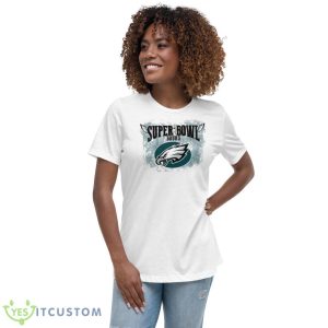 Super Bowl 57 Bound 2023 Championship Philadelphia Football Eagles Sublimation Shirt 9 Super Bowl 57 Bound 2023 Championship Philadelphia Football Eagles Sublimation Shirt - Women's Relaxed Short Sleeve Jersey Tee