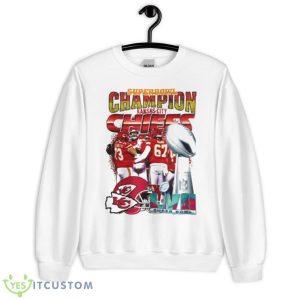 Super Bowl LVII 2023 Chiefs Shirt - Unisex Heavy Blend Crewneck Sweatshirt