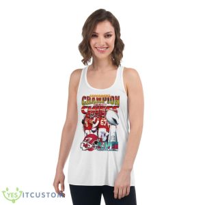 Super Bowl LVII 2023 Chiefs Shirt 8 Super Bowl LVII 2023 Chiefs Shirt - Women's Flowy Racerback Tank