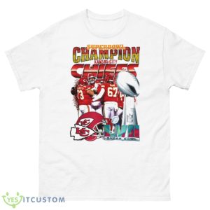 Super Bowl LVII 2023 Chiefs Shirt - 500 Men’s Classic Tee Gildan