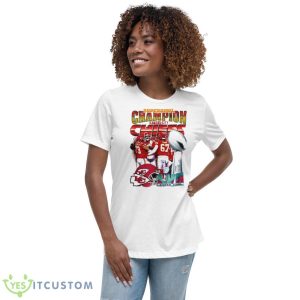 Super Bowl LVII 2023 Chiefs Shirt 9 Super Bowl LVII 2023 Chiefs Shirt - Women's Relaxed Short Sleeve Jersey Tee