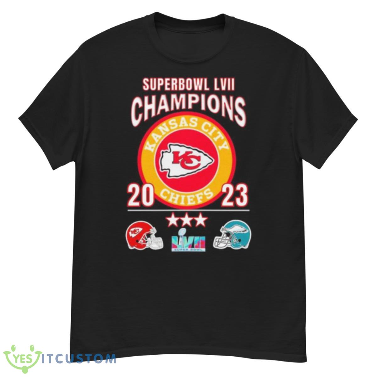 Super Bowl LVII Champions 2023 Chiefs Vs Eagles Shirt 12 Super Bowl LVII Champions 2023 Chiefs Vs Eagles Shirt - G500 Men’s Classic T-Shirt