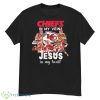Super Bowl LVII Champions Kansas City Chiefs In My Veins Jesus In My Heart Signatures Shirt - G500 Men’s Classic T-Shirt