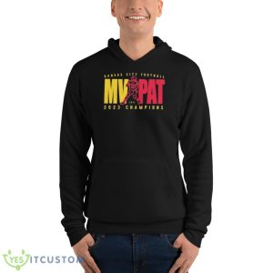 Super Bowl LVII Champs Kc Football Shirt - Unisex Fleece Pullover Hoodie