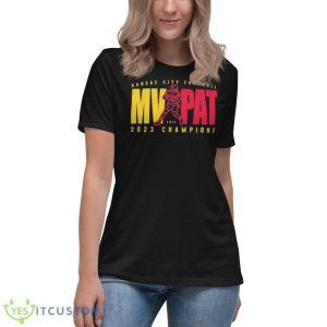 Super Bowl LVII Champs Kc Football Shirt - Women's Relaxed Short Sleeve Jersey Tee