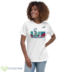 Super Bowl LviI Fanatics Branded 2023 Shirt 9 Super Bowl LviI Fanatics Branded 2023 Shirt - Women's Relaxed Short Sleeve Jersey Tee