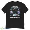 Super Bowl LVII Jalen Hurts And Travis Kelce Philadelphia Eagles Skyline Signatures Shirt - G500 Men’s Classic T-Shirt