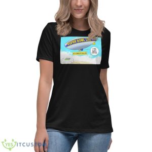 Super Bowl LVII Not A Chinese Spy Balloon It Was A Last Minute Addition - Women's Relaxed Short Sleeve Jersey Tee