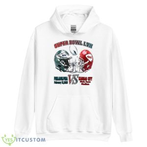 Super Bowl LVII Philadelphia Vs Kansas City 2023 Shirt - Unisex Heavy Blend Hooded Sweatshirt