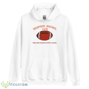 Super Bowl LVII State Farm Stadium Glendale Arizona Shirt - Unisex Heavy Blend Hooded Sweatshirt