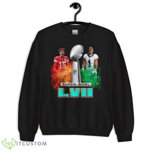 Superbowl Lvii Eagles Chiefs Kansas City Shirt - Unisex Crewneck Sweatshirt