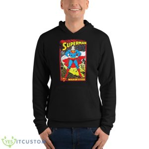 Superman Man Of Steel Shirt - Unisex Fleece Pullover Hoodie