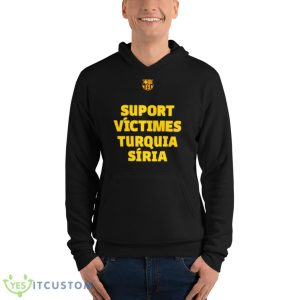 Suport Víctimes Turquia Síria Shirt - Unisex Fleece Pullover Hoodie