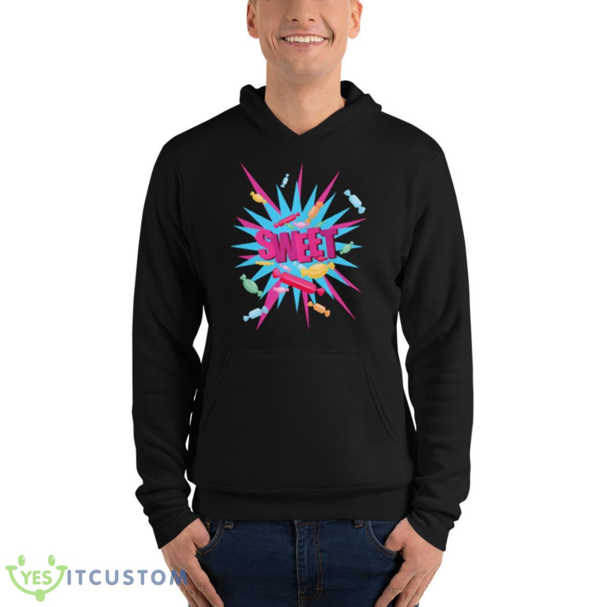 Sweet Candy Logo Colored Shirt 4 Sweet Candy Logo Colored Shirt - Unisex Fleece Pullover Hoodie