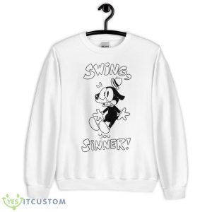 Swing You Sinners The Cuphead Show Shirt - Unisex Heavy Blend Crewneck Sweatshirt