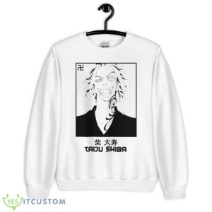 Taiju Shiba Black And White Tokyo Ravengers Shirt - Unisex Heavy Blend Crewneck Sweatshirt