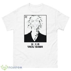 Taiju Shiba Black And White Tokyo Ravengers Shirt - 500 Men’s Classic Tee Gildan