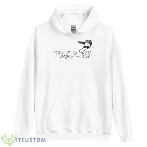 Take It Ez Babe Zach Herron Shirt - Unisex Heavy Blend Hooded Sweatshirt