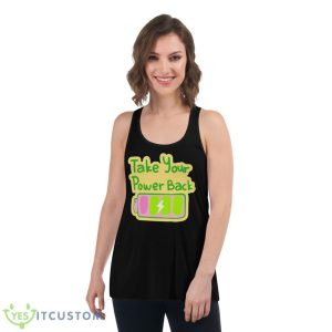 Take Your Power Back Shirt - Women's Flowy Racerback Tank