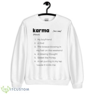 Taylor Swift Karma Definition Shirt - Unisex Heavy Blend Crewneck Sweatshirt