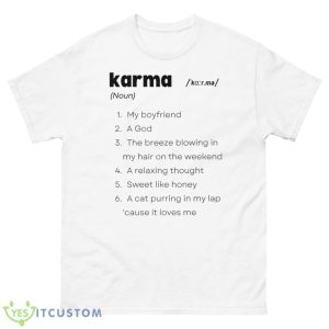 Taylor Swift Karma Definition Shirt - 500 Men’s Classic Tee Gildan