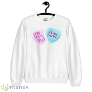 Team Fiona Candy Hearts Shirt - Unisex Heavy Blend Crewneck Sweatshirt