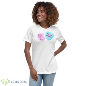 Team Fiona Candy Hearts Shirt - Women's Relaxed Short Sleeve Jersey Tee