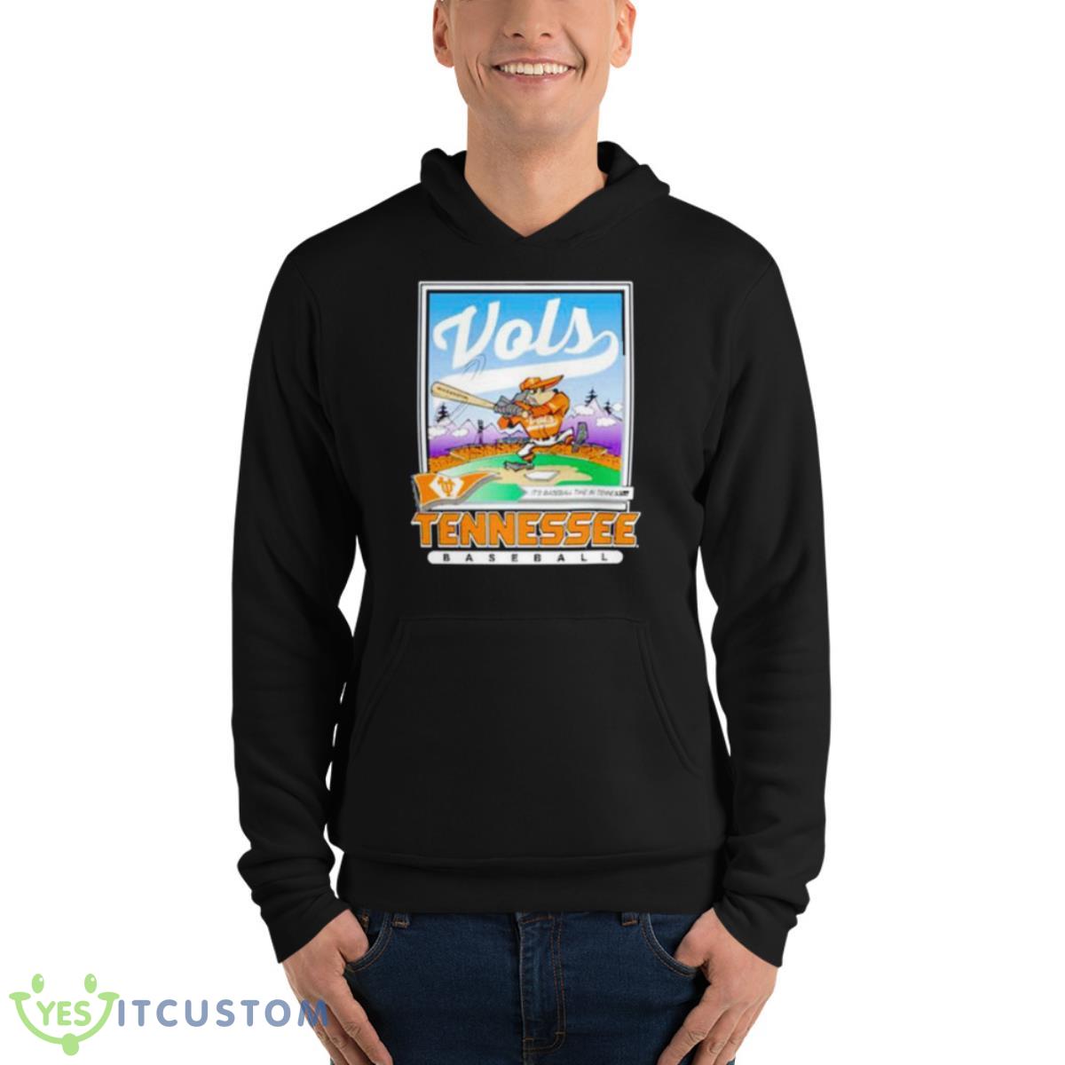 Tennessee Vols Smokey Baseball Shirt 4 Tennessee Vols Smokey Baseball Shirt - Unisex Fleece Pullover Hoodie