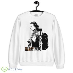 Tess Black Art The Last Of Us Shirt - Unisex Heavy Blend Crewneck Sweatshirt