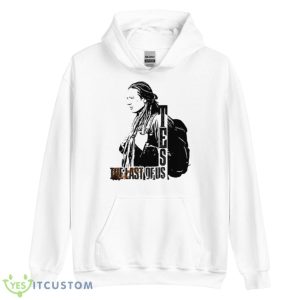 Tess Black Art The Last Of Us Shirt - Unisex Heavy Blend Hooded Sweatshirt