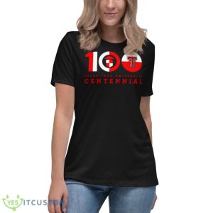 Texas Tech Red Raiders Centennial 100 Year Anniversary Shirt - Women's Relaxed Short Sleeve Jersey Tee