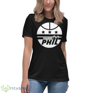 Thanks Phil Baseball Shirt 11 Thanks Phil Baseball Shirt - Women's Relaxed Short Sleeve Jersey Tee