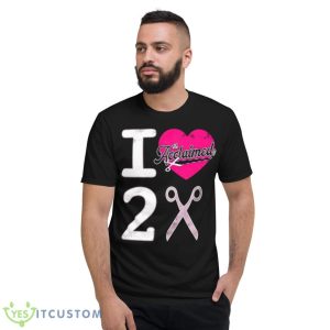 The Acclaimed I Heart To Scissor Shirt - Short Sleeve T-Shirt