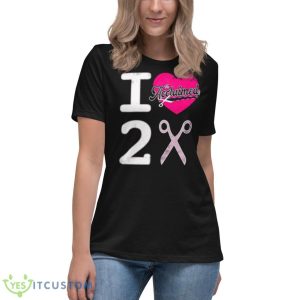 The Acclaimed I Heart To Scissor Shirt 11 The Acclaimed I Heart To Scissor Shirt - Women's Relaxed Short Sleeve Jersey Tee