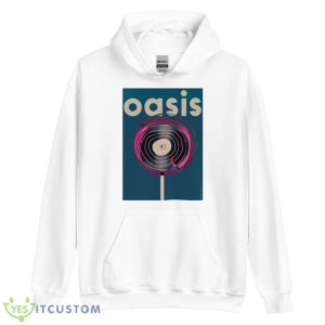 The Album Cover Oasis Band Shirt - Unisex Heavy Blend Hooded Sweatshirt