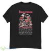 The Atlanta Falcons 57th Anniversary 1966 2023 Thank You For The Memories Signatures Shirt - G500 Men’s Classic T-Shirt