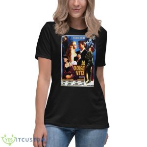 The Beauty La Dolce Vita 1960 Movie Shirt - Women's Relaxed Short Sleeve Jersey Tee
