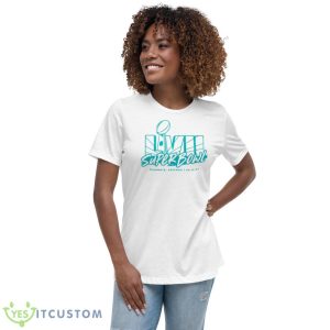 The Big Game 2023 Super Bowl Lvii Shirt - Women's Relaxed Short Sleeve Jersey Tee
