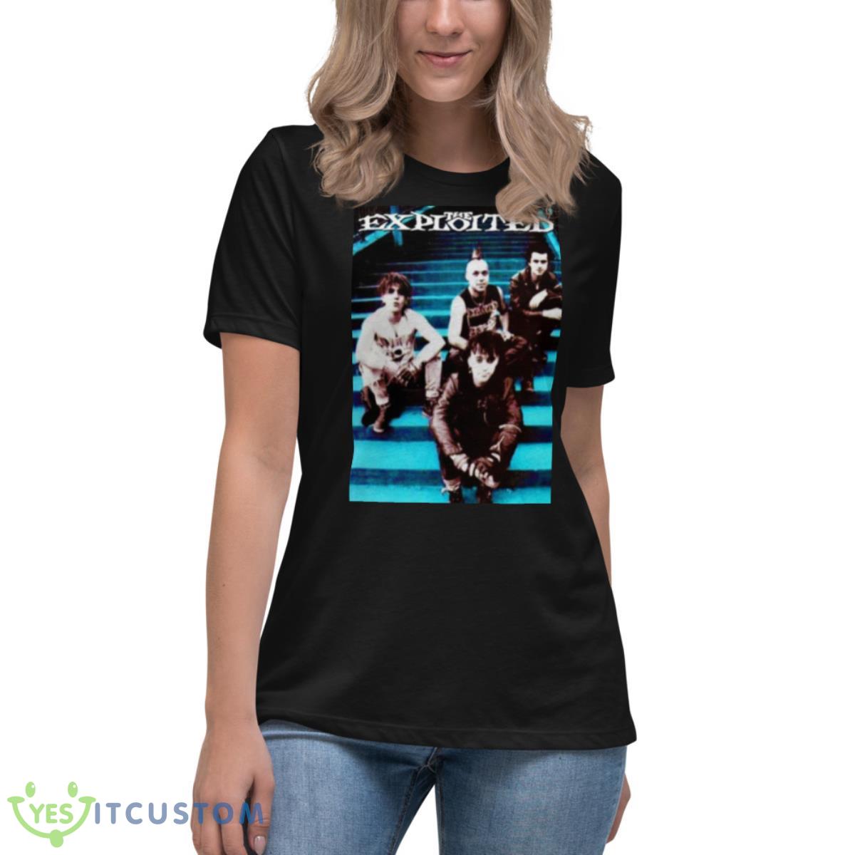 The Blue Punks Memory The Exploited Shirt 6 The Blue Punks Memory The Exploited Shirt - Women's Relaxed Short Sleeve Jersey Tee
