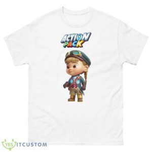 The Captain Action Pack Shirt - 500 Men’s Classic Tee Gildan