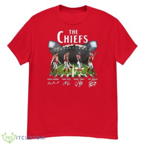 The Chiefs Abbey Road Patrick Mahomes Travis Kelce Walking Signatures Shirt Product Photo 4